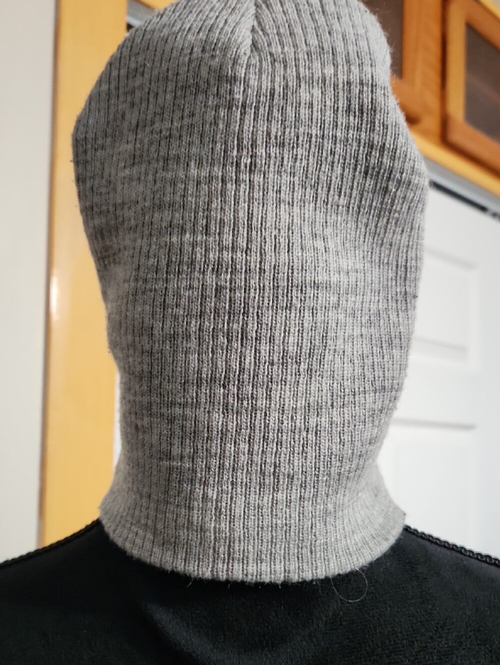 Gray Rib Knit Beanie - Picture 2 of 2